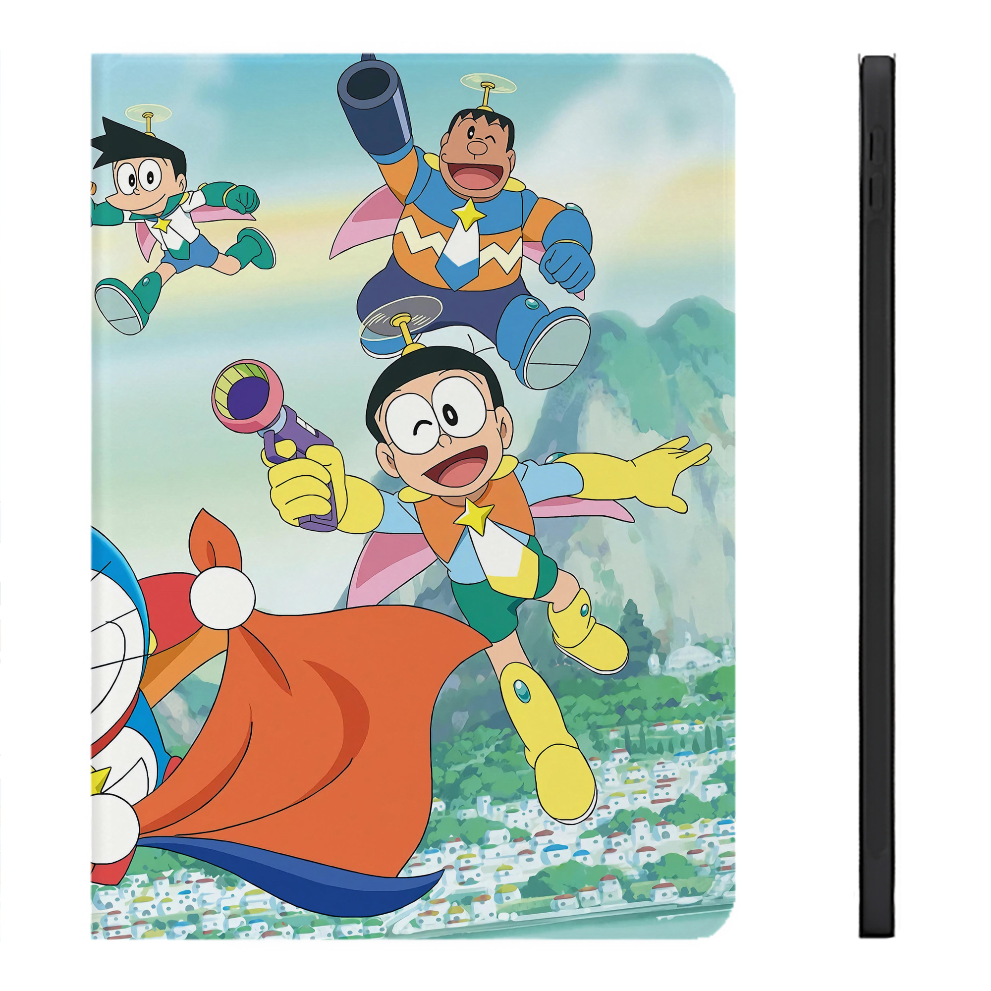（画像用） ドラえもん Doraemon IPadケース ペンホルダー付き ブックスタイルデザイン